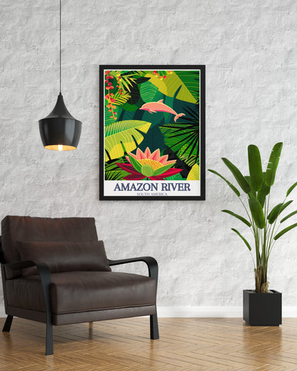 Amazon River Art Brazil home decor