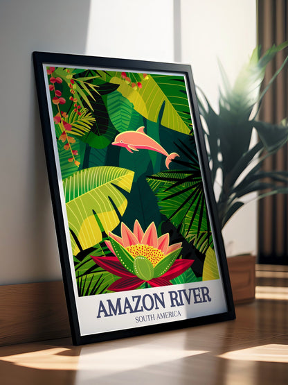 Amazon River Art Brazil home decor