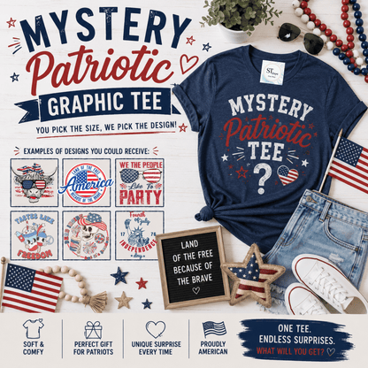 Mystery Patriotic Graphic Tee