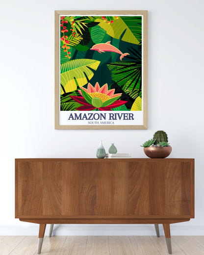 Amazon River Art Brazil home decor